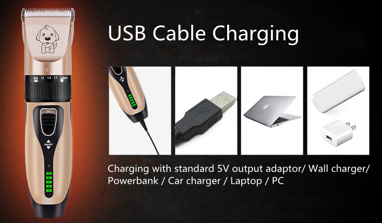 C28 usb ปัตตาเลี่ยนสัตว์เลี้ยงไร้สาย